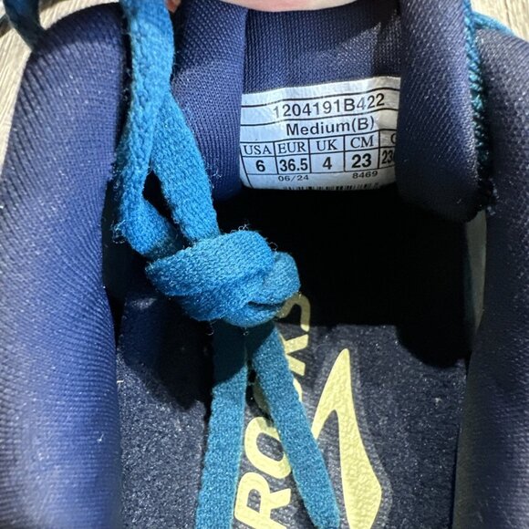 Brooks Womens Ghost 16 GTX 1204191B422 Blue Running Shoes Sneakers Size 6 B - Picture 8 of 9